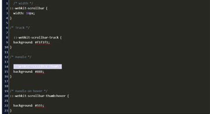 Change scrollbar height