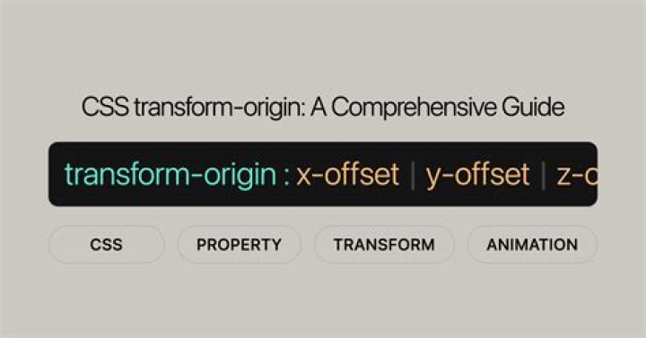 Change the transform origin