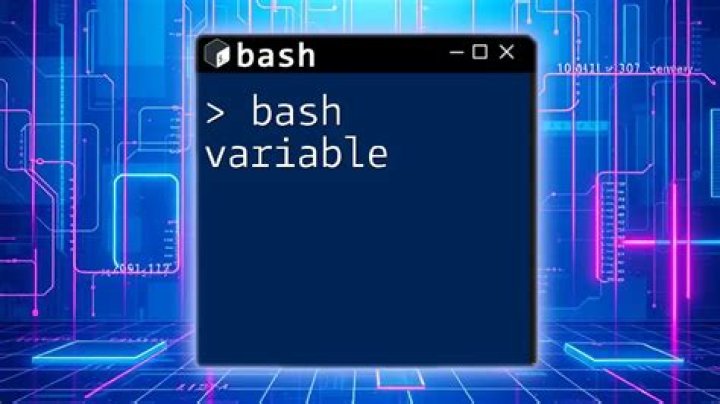 Change variables in bash