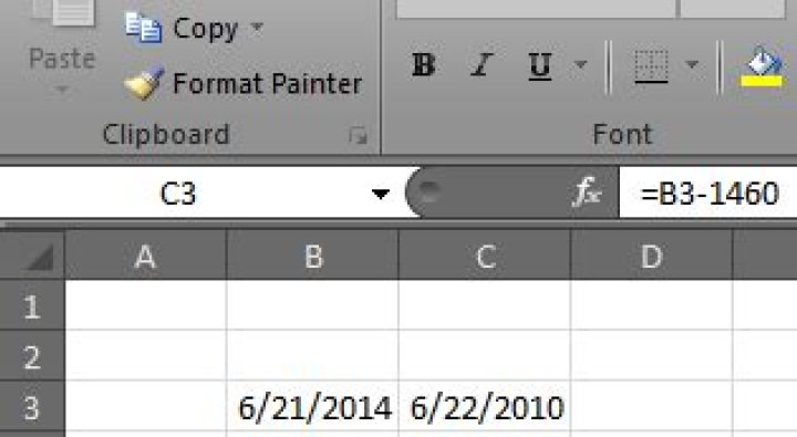 Change year in many date fields in excel?