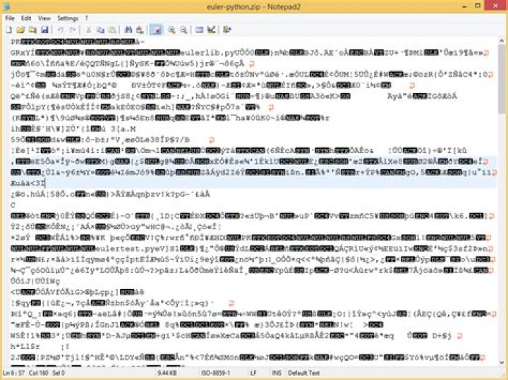 Changing binary file to readable text file
