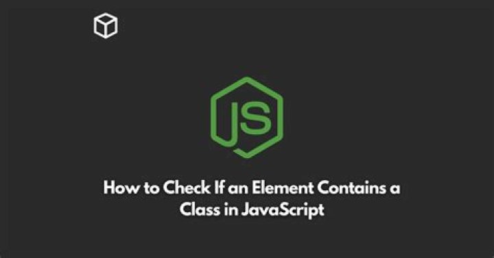 Check if an element contains a class in JavaScript?