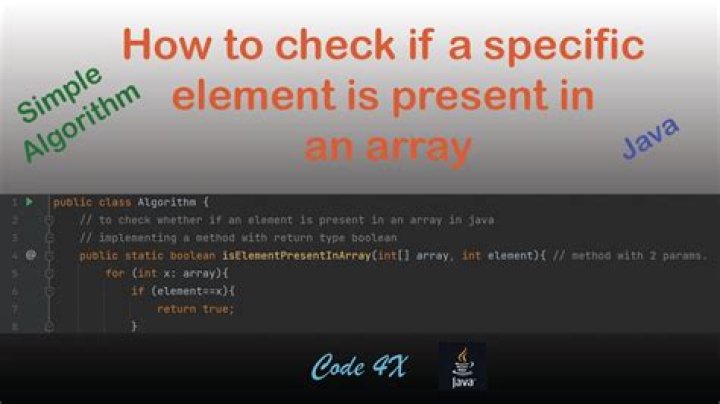 Check if an element is present in an array [duplicate]