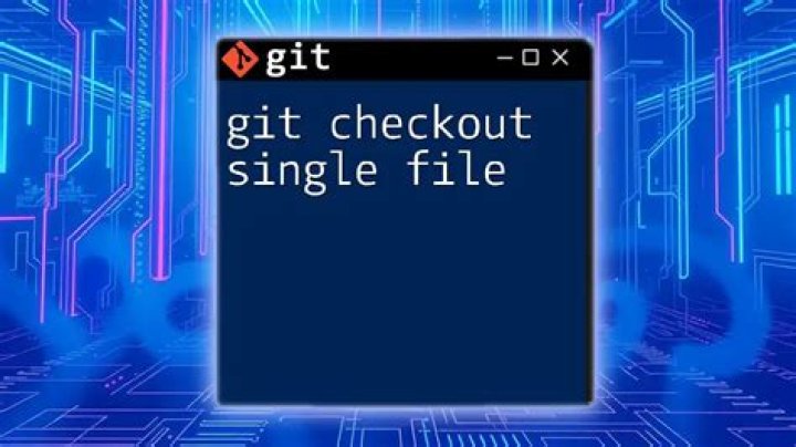 Check in single file in Git?