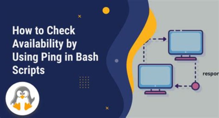 Checking host availability by using ping in bash scripts