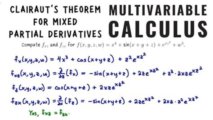 Clairaut's Theorem And continuity of a multivariate function