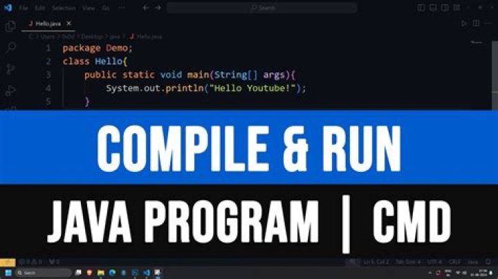 classpath - running a java program from the command line