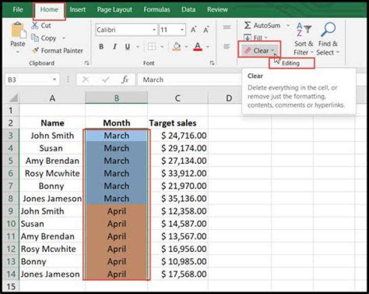 Clear Formatting for a Range, not the Selection