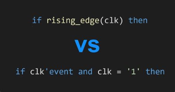 clk'event vs rising_edge()