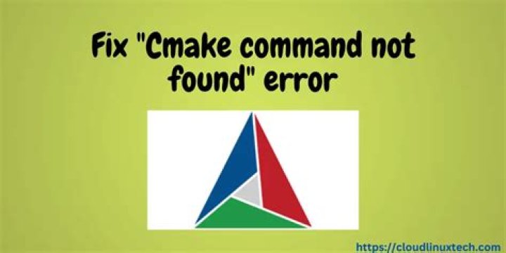 cmake: command not found on macOS