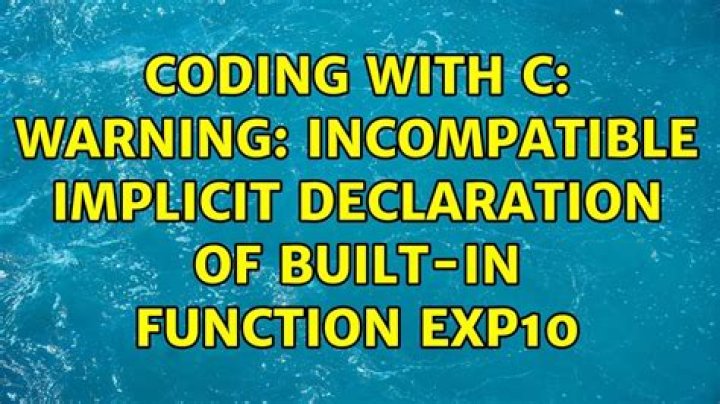 Coding with c: warning: incompatible implicit declaration of built-in function ‘exp10’ [closed]