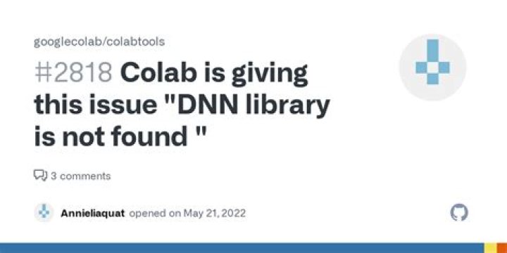 Colab: (0) UNIMPLEMENTED: DNN library is not found