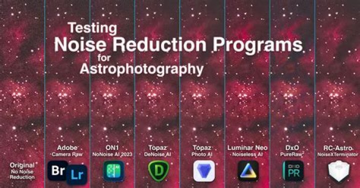 Comparison of noise reduction tools for raw images