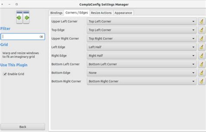 Compiz grid stopped supporting anything but half screens