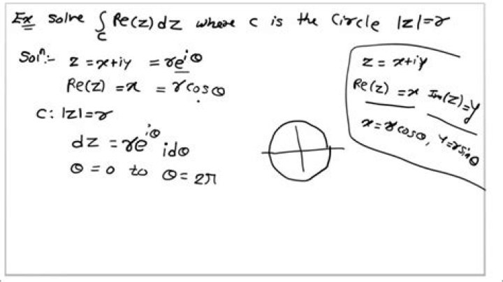 Complex integration on circle