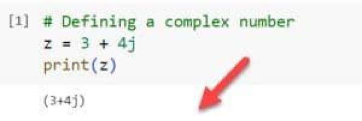 Complex numbers in python