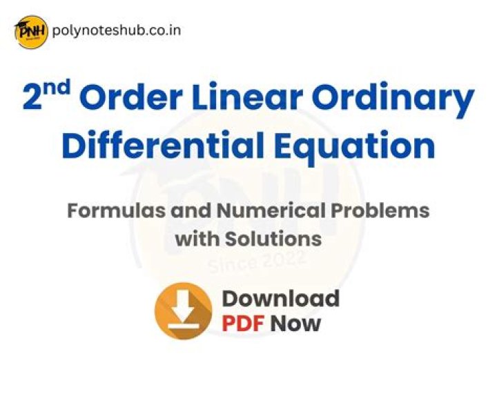 Complex solutions of ordinary differential equation of order 2