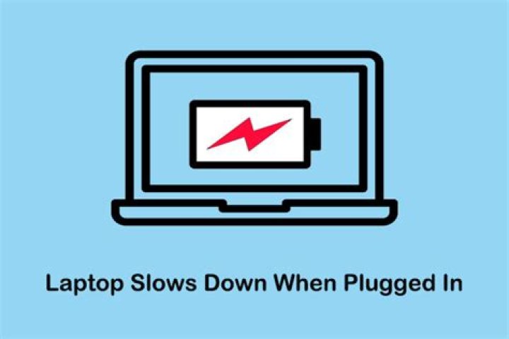 Computer slows down when plugged in