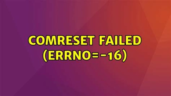 COMRESET failed errno=-16 While Starting Ubuntu 15.04 [closed]
