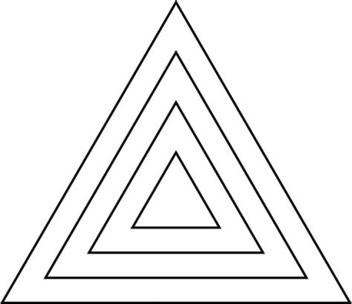 Concentric Equilateral Triangles