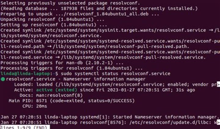 configure resolv.conf to persist after reboot