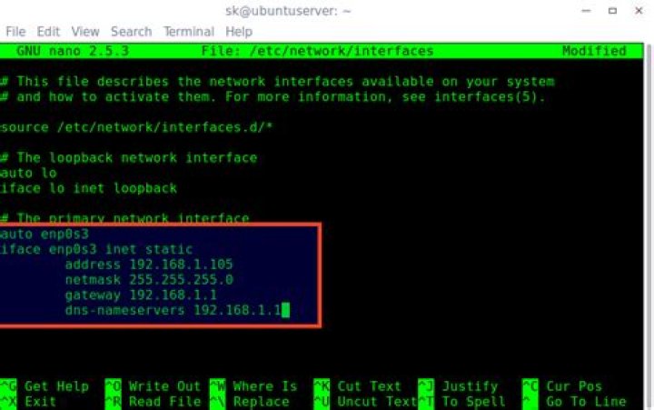 Configure static IP scope via nmcli