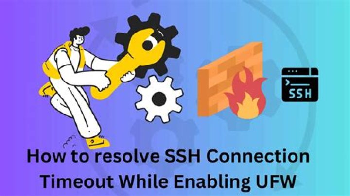 Connection timeout for ssh server