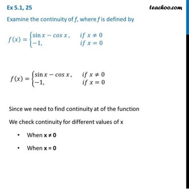 Continuity of $\sin(x)/x$