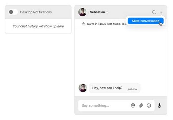 Conversation option to pick