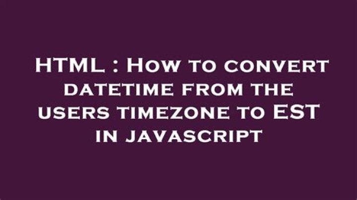 Convert date to another timezone in JavaScript
