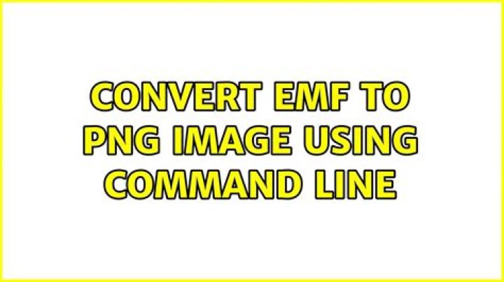 Convert emf to PNG image using command line