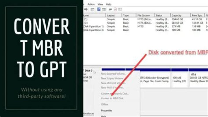 Convert from MBR to GPT WITHOUT DATA LOSS and NO WINDOWS