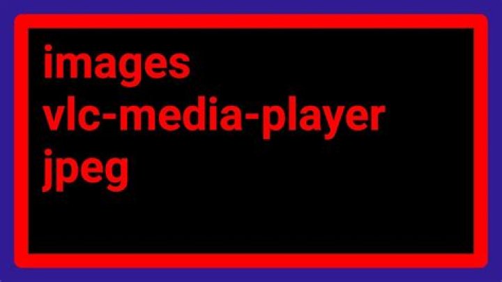 Convert JPG to Video for playback in VLC