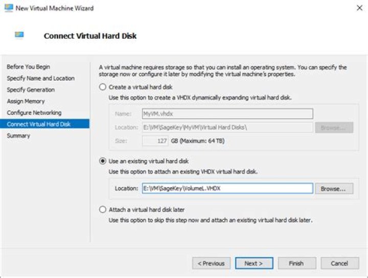 Converting a physical machine to a bootable Hyper-V VM