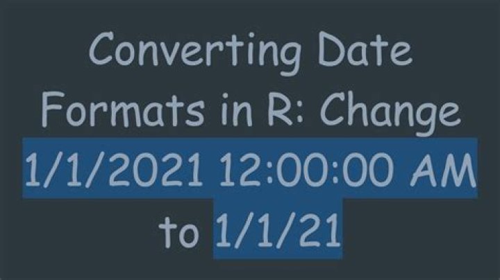 Converting Date formats in R [closed]