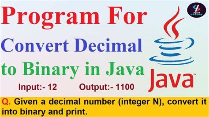 Converting Decimal to Binary Java