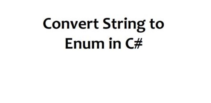 Converting from String to Enum in C