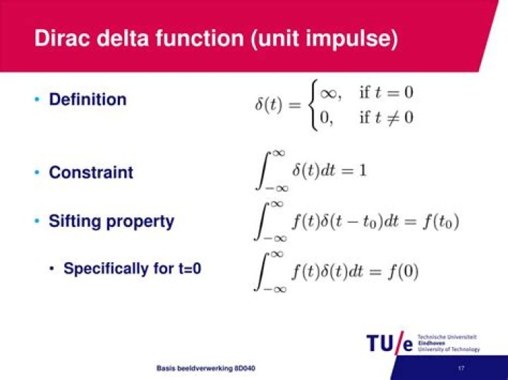 Convolution with delta function