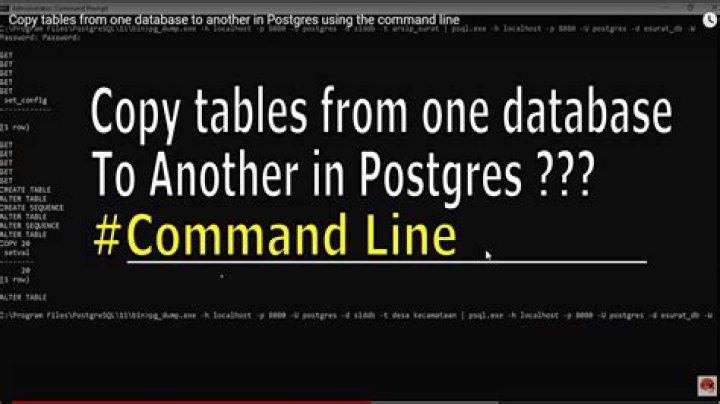 Copy a table from one database to another in Postgres