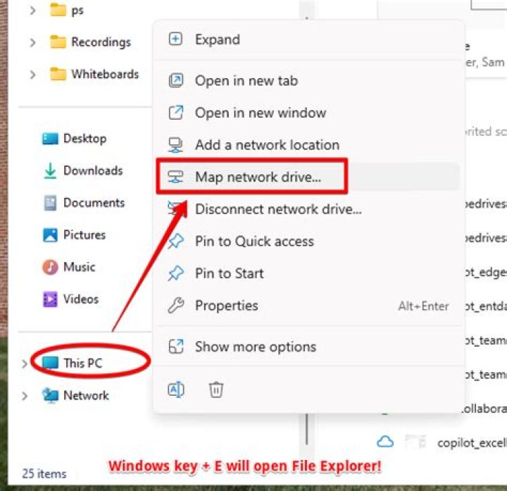 Copy files from Network Mapped Drive