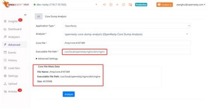 Core dump file analysis [duplicate]