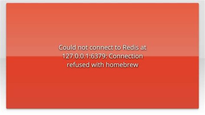 Could not connect to Redis at 127.0.0.1:6379: Connection refused with homebrew