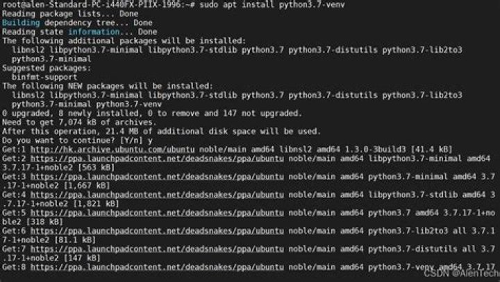 Couldn't find any package by glob 'Python-3.7.0'