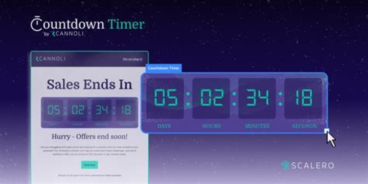 Countdown timer to 5 minutes from current date