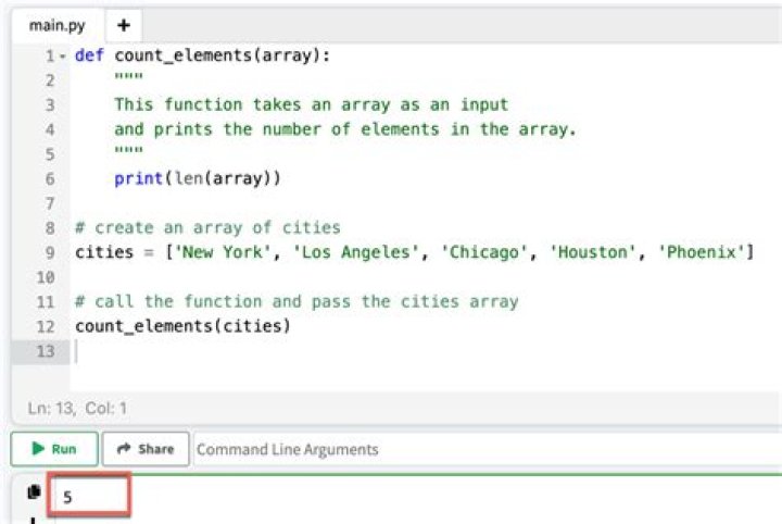 Counting array elements in Python [duplicate]