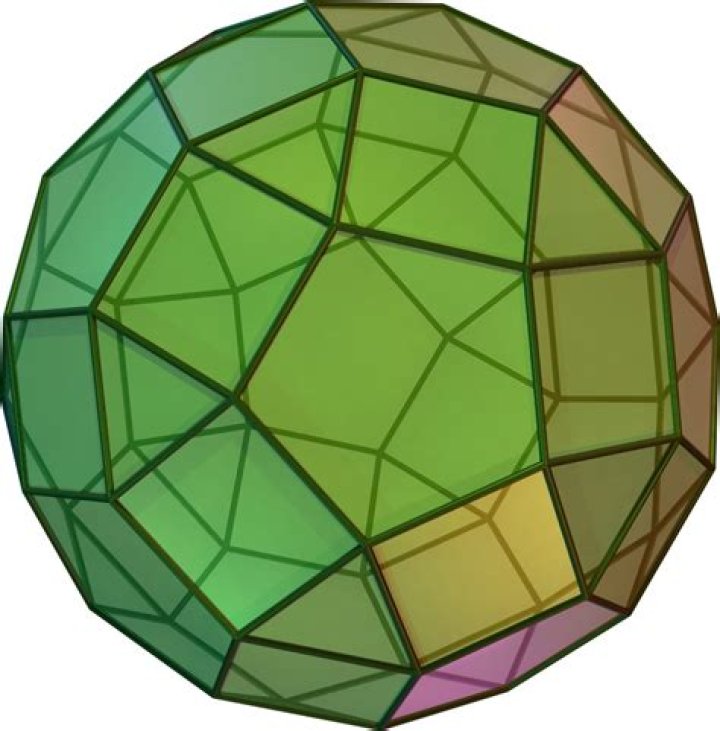 Counting faces of each type in a rhombicosidodecahedron
