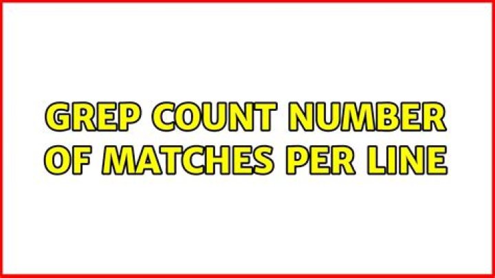 Counting total number of matches with grep instead of just how many lines match
