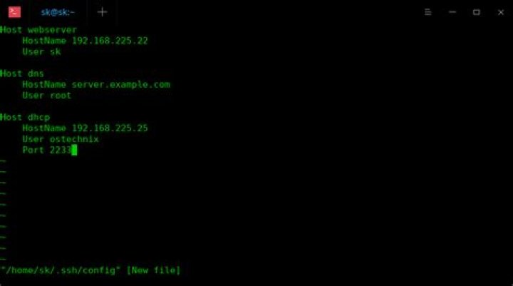 Create alias for ssh connecting