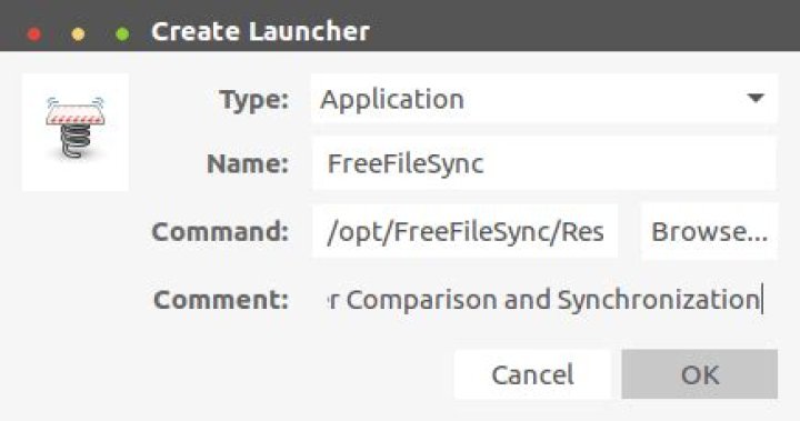 Create desktop launcher