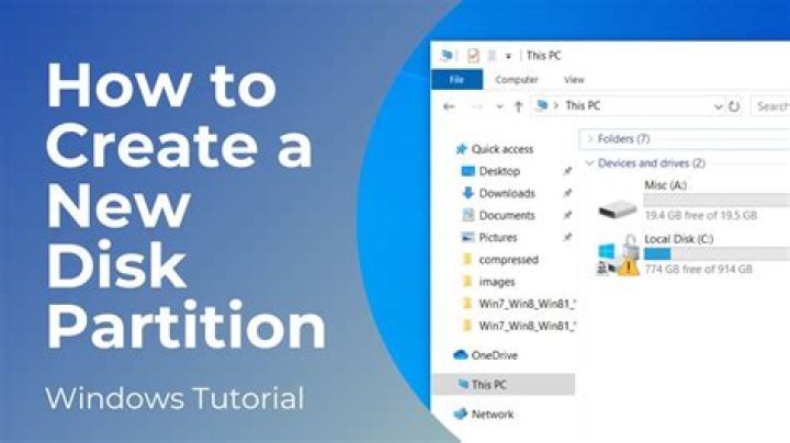 Create new partition